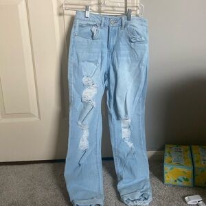 Rewash denim super high rise jeans